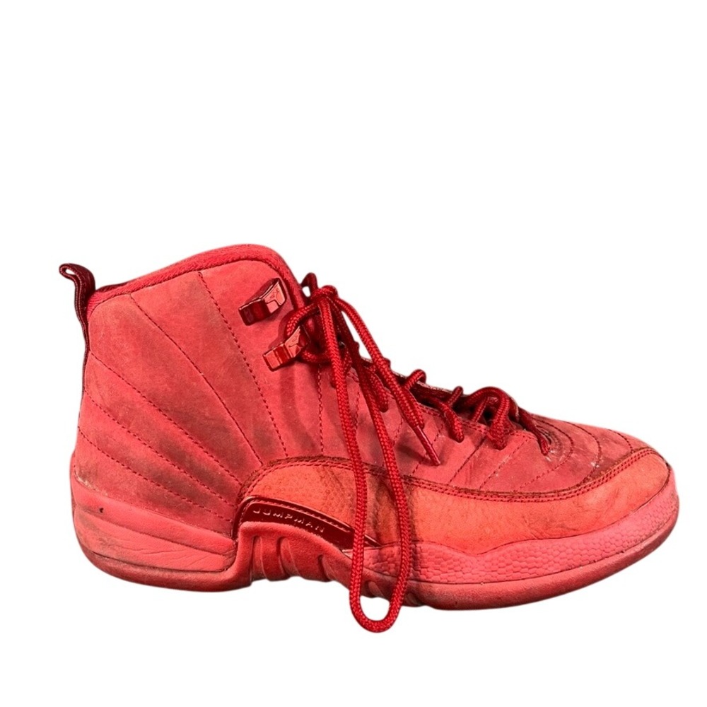 Jordan 12 Retro Gym Red Suede Basketball Shoes 153265-601  Women 8.5